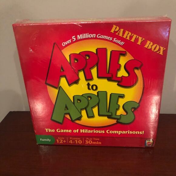 APPLES TO APPLES Board Game SEALED Party Box Red Family New NIB Mattel - Picture 3 of 6